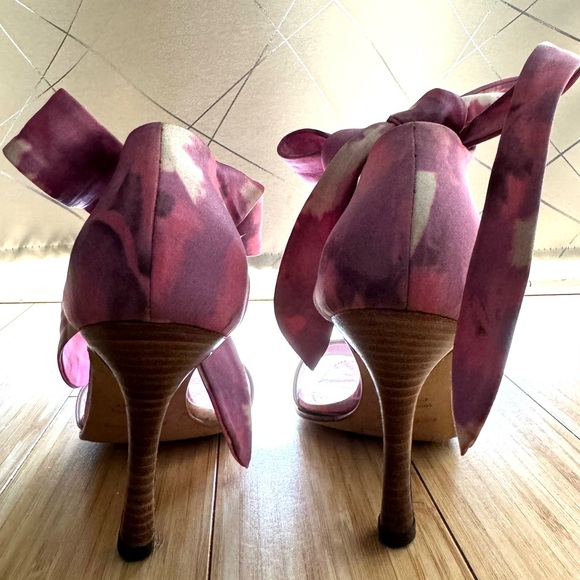 Sergio Rossi Heels Pink Purple White 37 7 - Picture 5 of 11